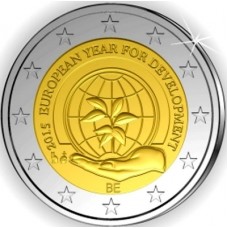 Belgie 2 euro 2015 Europees jaar van de Ontwikkeling UNC